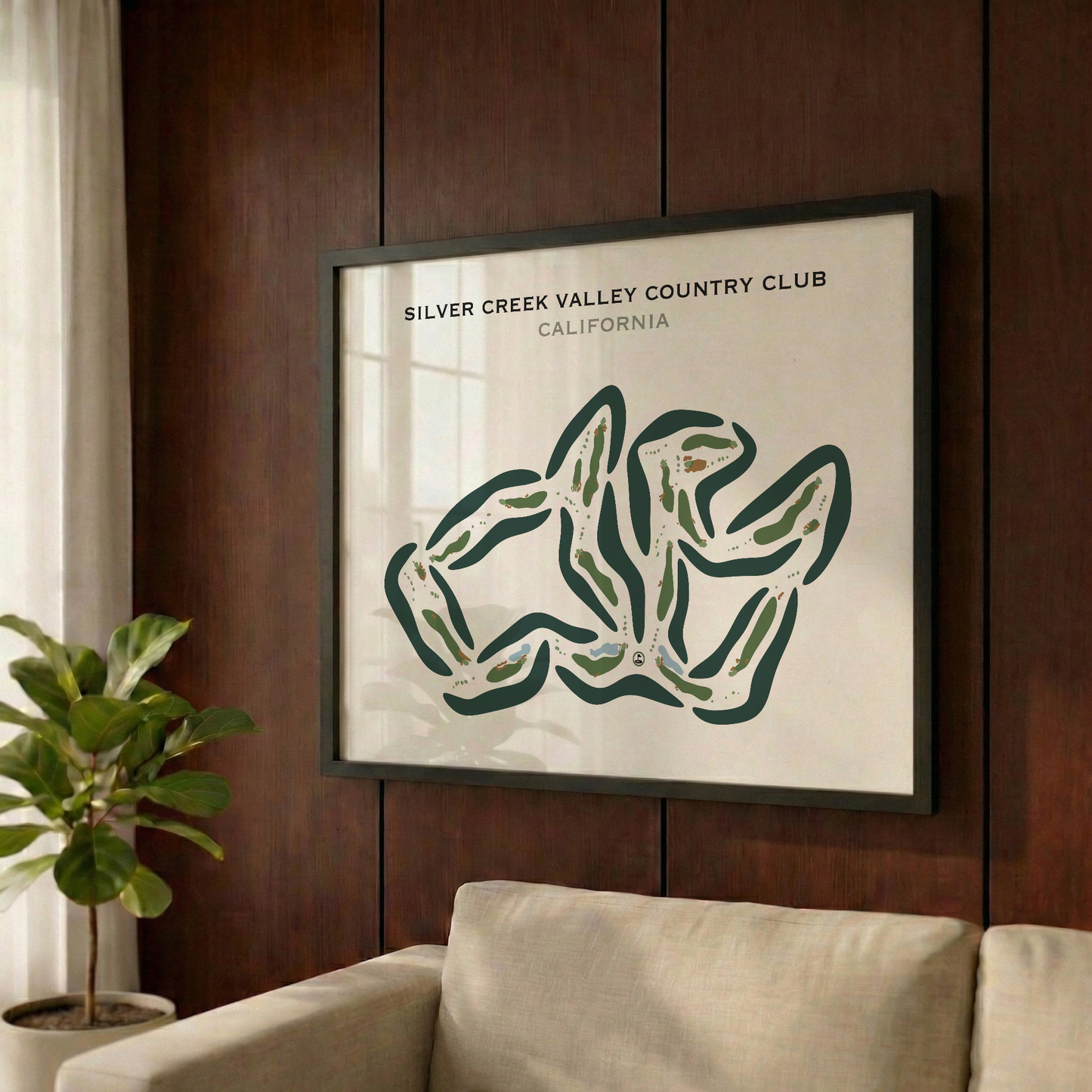 Silver Creek Valley Country Club, California - Printed Golf Courses