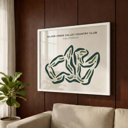 Silver Creek Valley Country Club, California - Printed Golf Courses