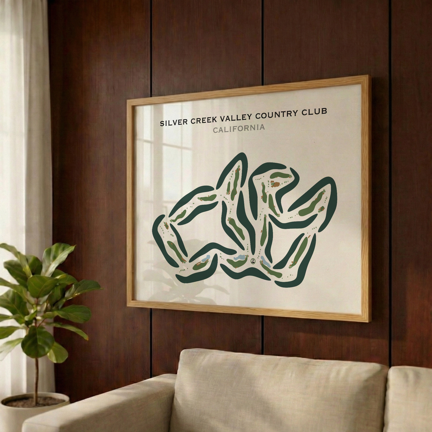 Silver Creek Valley Country Club, California - Printed Golf Courses
