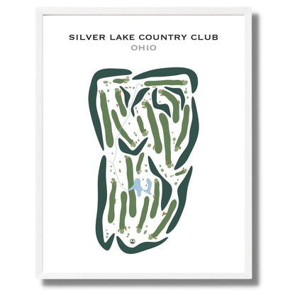 Silver Lake Country Club, Ohio - Printed Golf Courses