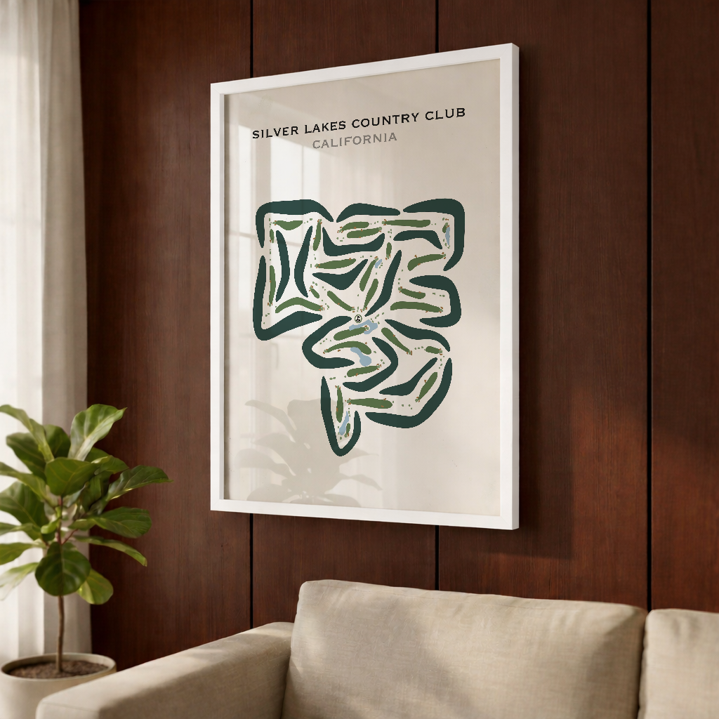 Silver Lakes Country Club, California - Printed Golf Courses