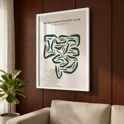 Silver Lakes Country Club, California - Printed Golf Courses