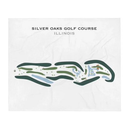 Silver Oaks Golf Course, Illinois - Printed Golf Courses