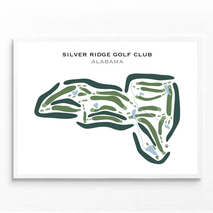 Silver Ridge Golf Club, Alabama - Printed Golf Courses
