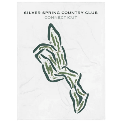Silver Spring Country Club, Connecticut - Printed Golf Courses