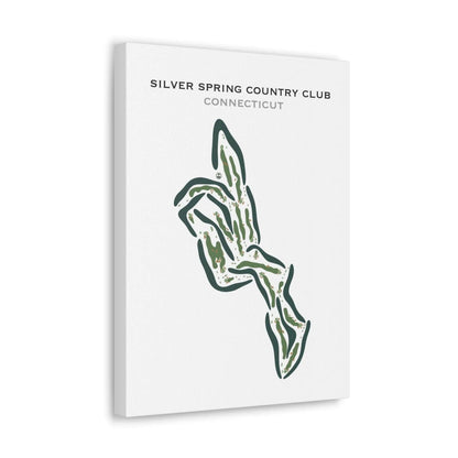 Silver Spring Country Club, Connecticut - Printed Golf Courses
