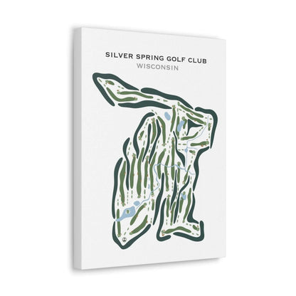 Silver Spring Golf Club, Wisconsin - Printed Golf Courses