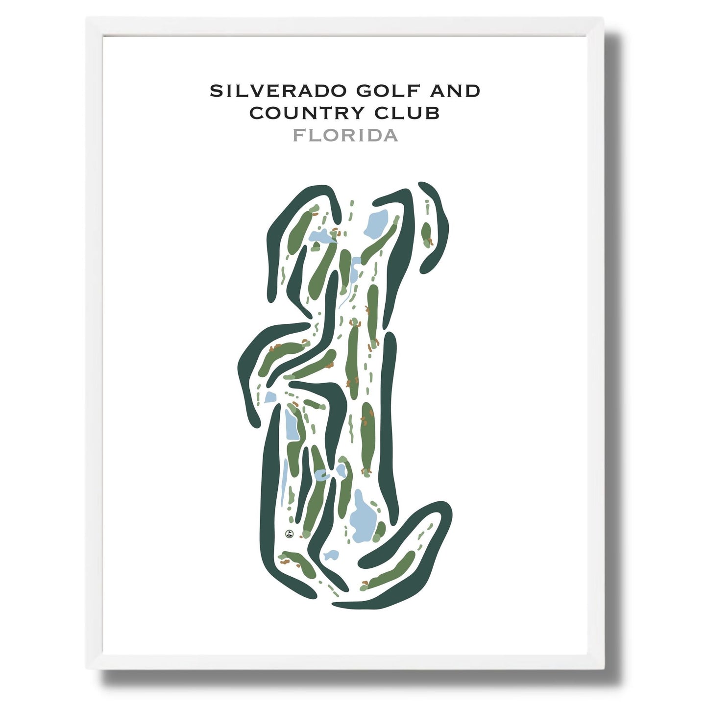 Silverado Golf & Country Club, Florida - Printed Golf Courses