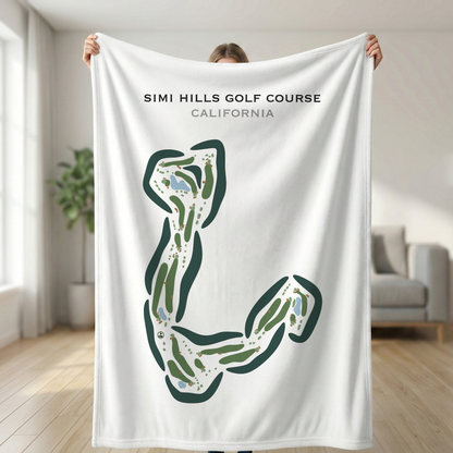 Simi Hills Golf Course, California - Printed Golf Courses
