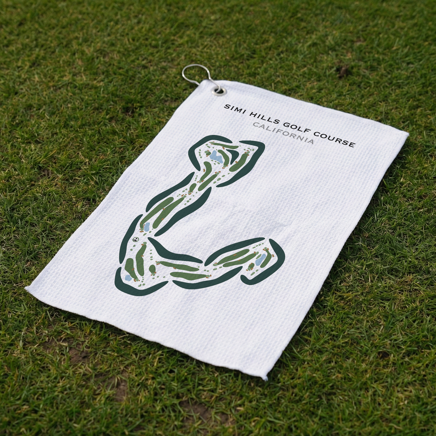 Simi Hills Golf Course, California - Printed Golf Courses