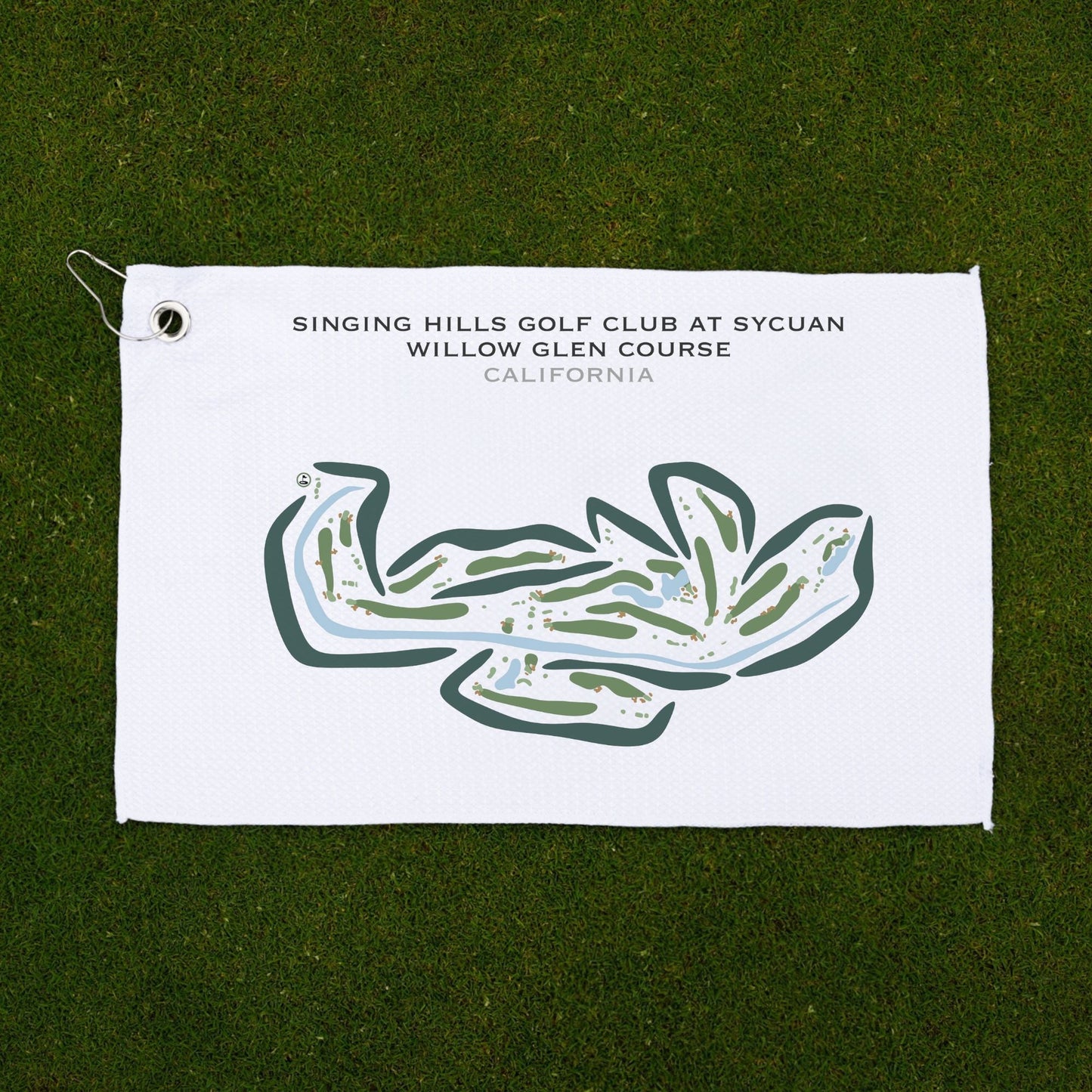 Singing Hills Golf Resort at Sycuan - Willow Glen Course, California - Printed Golf Courses