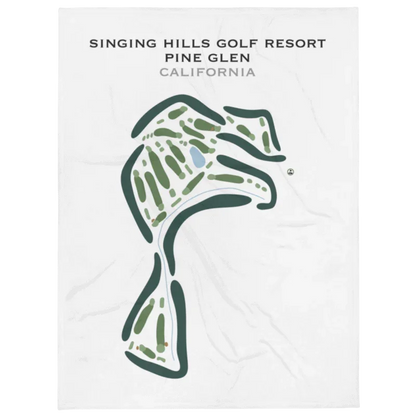 Singing Hills Golf Resort, Pine Glen, California - Printed Golf Courses