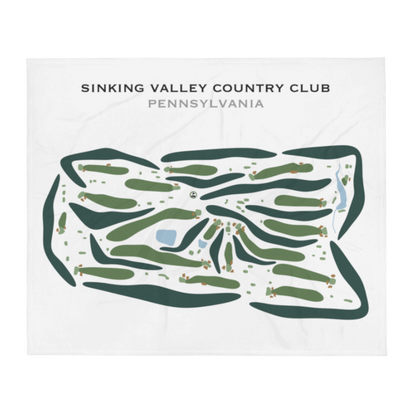 Sinking Valley Country Club, Pennsylvania - Printed Golf Courses