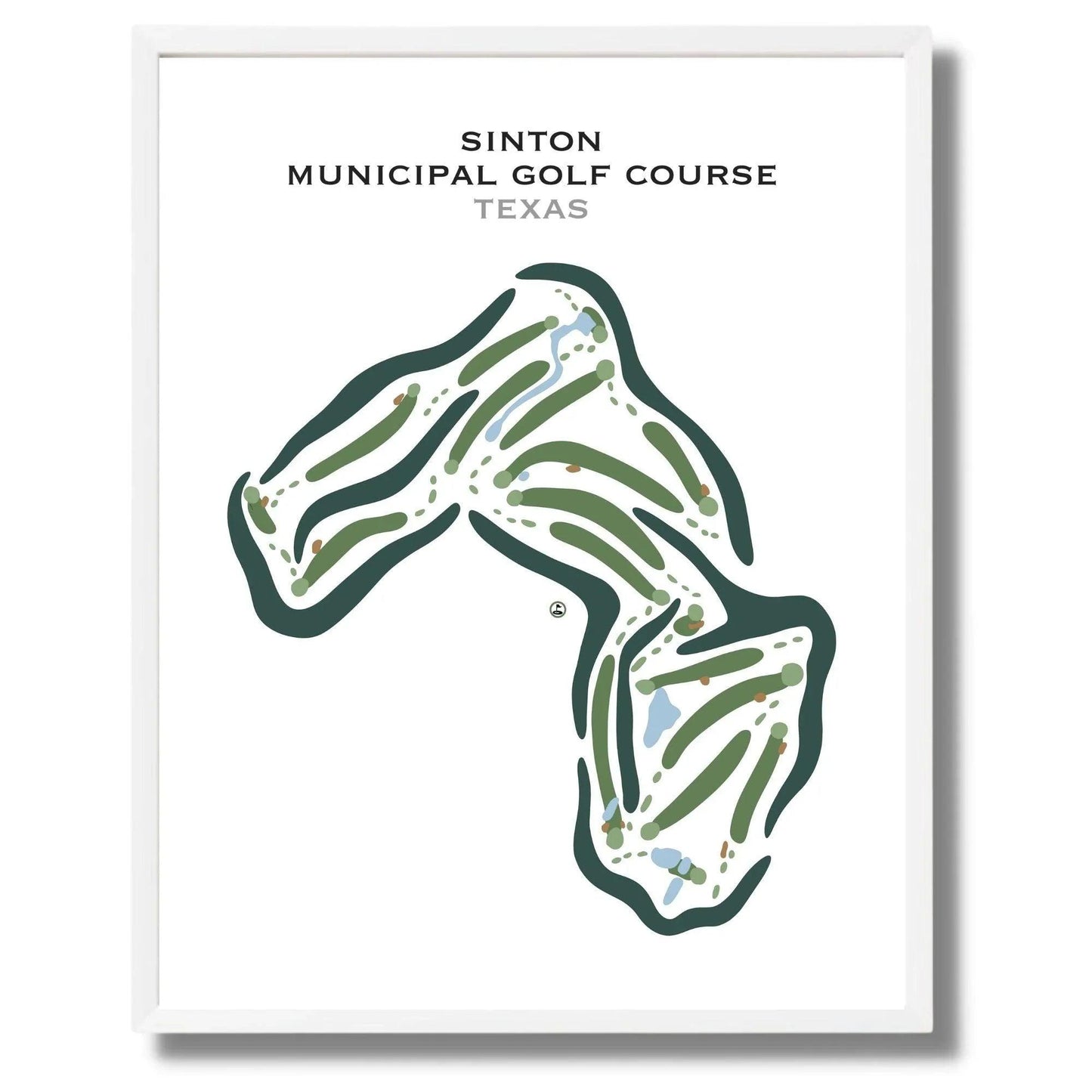 Sinton Municipal Golf Course, Texas - Printed Golf Courses