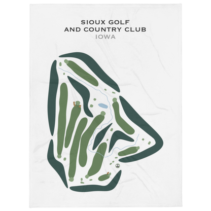Sioux Golf & Country Club, Iowa - Printed Golf Courses