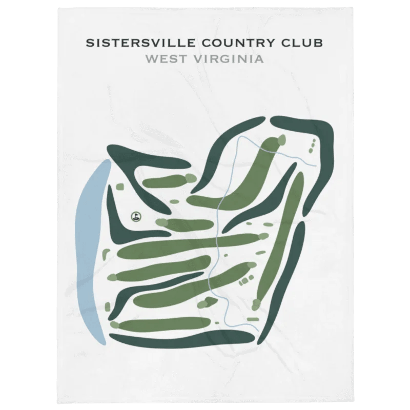 Sistersville Country Club, West Virginia - Printed Golf Courses