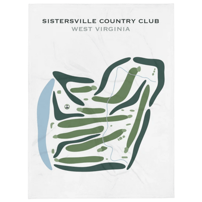 Sistersville Country Club, West Virginia - Printed Golf Courses
