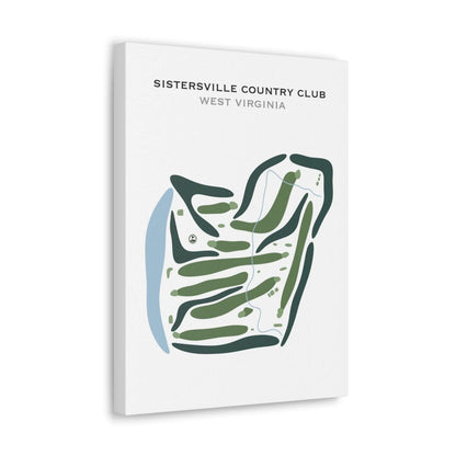 Sistersville Country Club, West Virginia - Printed Golf Courses