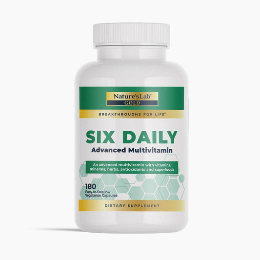 Nature's Lab Gold Six Daily Advanced Multivitamin - 180 Capsules