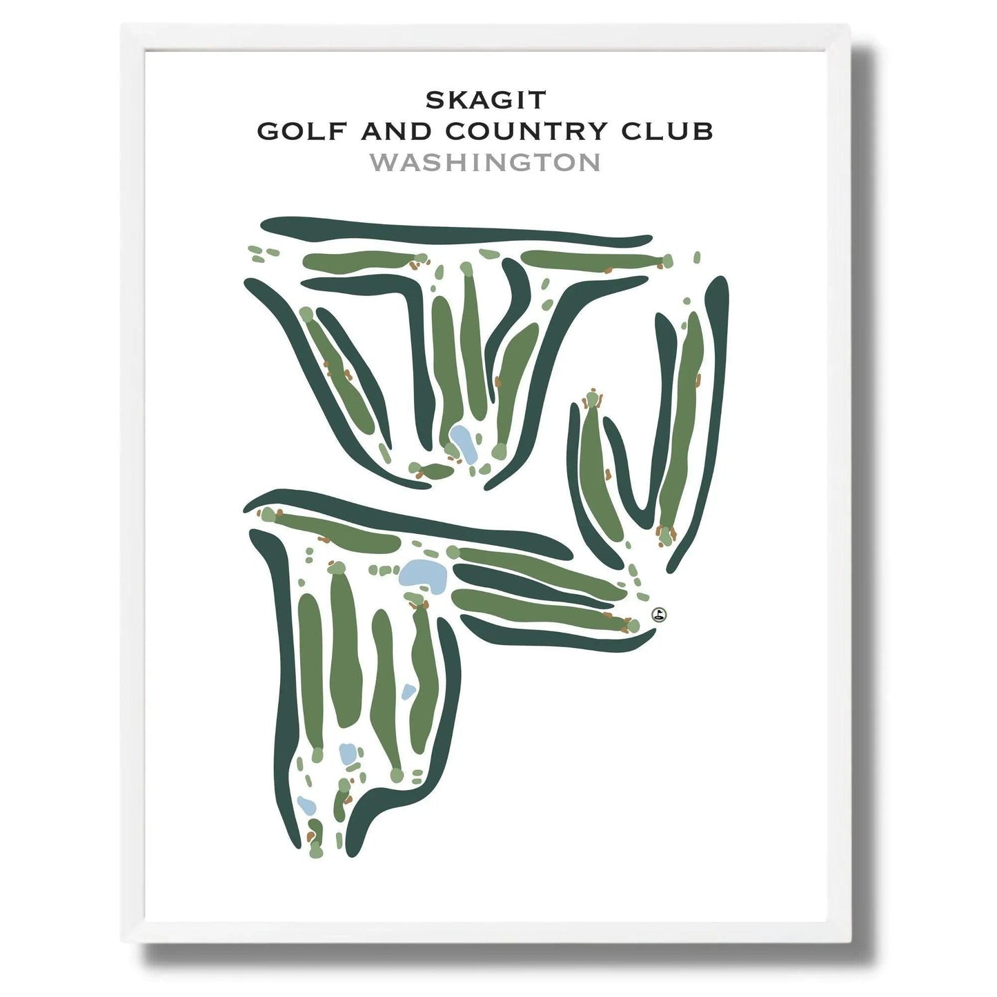 Skagit Golf & Country Club, Washington - Printed Golf Course