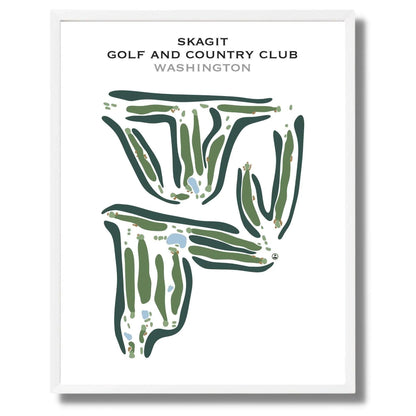 Skagit Golf & Country Club, Washington - Printed Golf Course