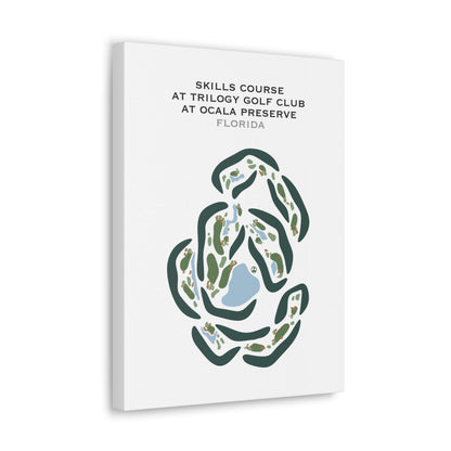 Skills Course at Trilogy Golf Club at Ocala Preserve, Florida - Printed Golf Courses