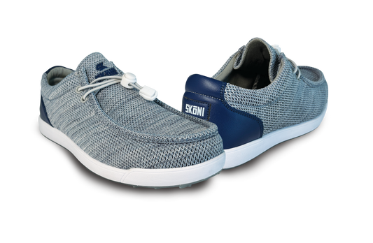 SKŌNI Men's Golf Shoe Waterproof- Grey/Navy