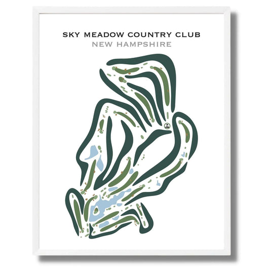 Sky Meadow Country Club, New Hampshire - Printed Golf Courses