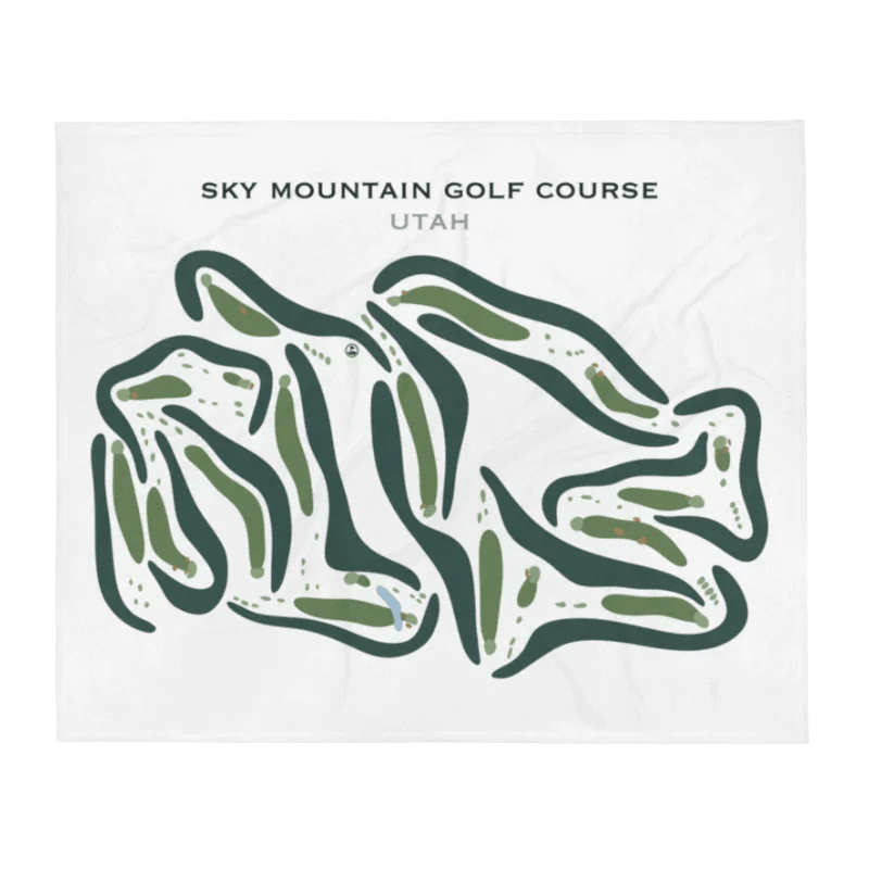 Sky Mountain Golf Course, Hurricane Utah - Printed Golf Courses
