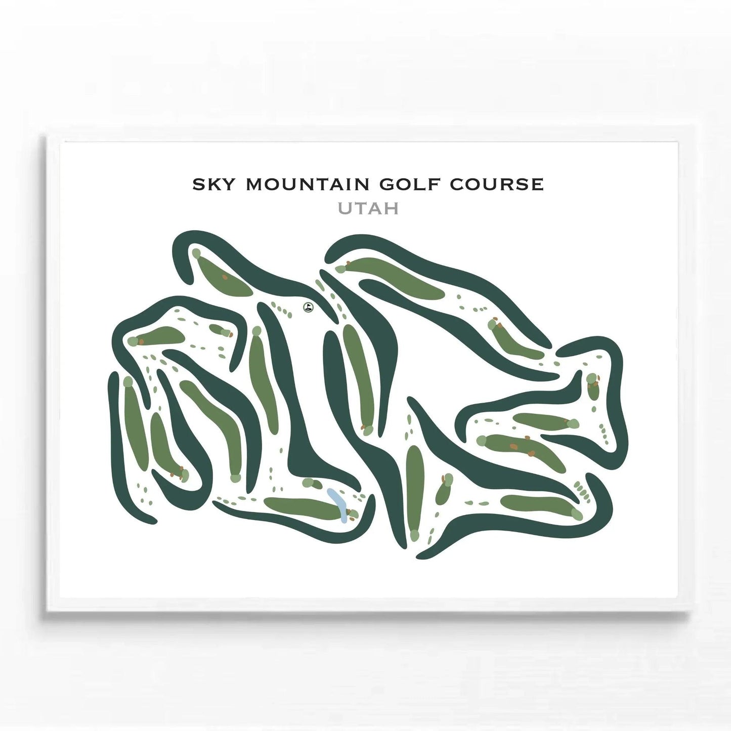Sky Mountain Golf Course, Hurricane Utah - Printed Golf Courses