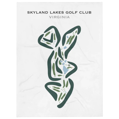 Skyland Lakes Golf Club, Virginia - Printed Golf Courses