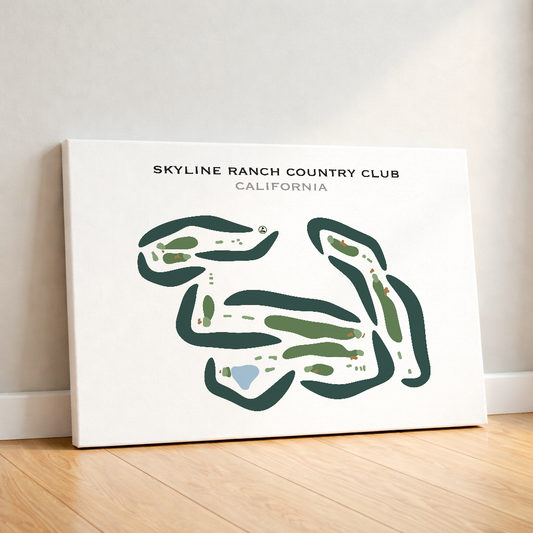 Skyline Ranch Country Club, California - Printed Golf Courses