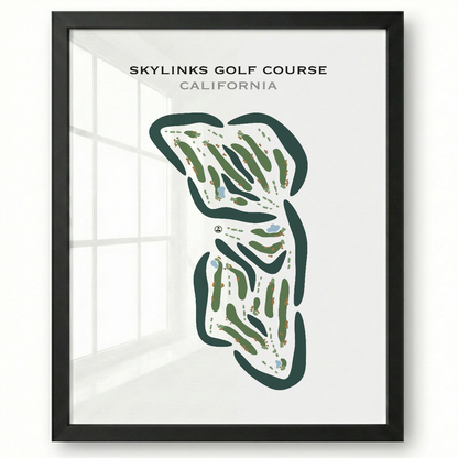 Skylinks Golf Course, California - Printed Golf Courses