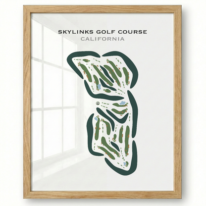 Skylinks Golf Course, California - Printed Golf Courses