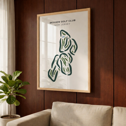 SkyView Golf Club, New Jersey - Printed Golf Courses