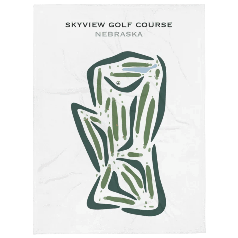 Skyview Golf Course, Nebraska - Printed Golf Courses