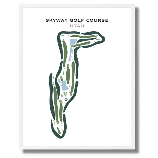 Skyway Golf Course, Tremonton Utah - Printed Golf Courses