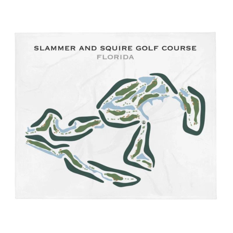 Slammer & Squire Golf Course, Florida - Printed Golf Courses
