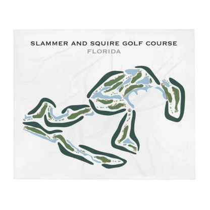 Slammer & Squire Golf Course, Florida - Printed Golf Courses