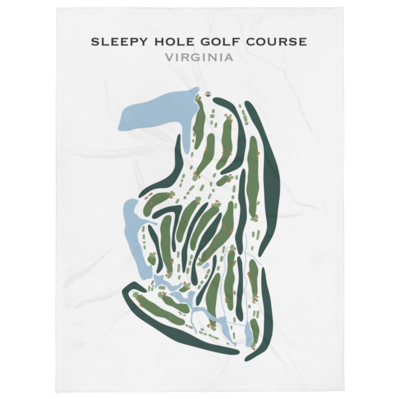 Sleepy Hole Golf Course, Virginia - Printed Golf Courses