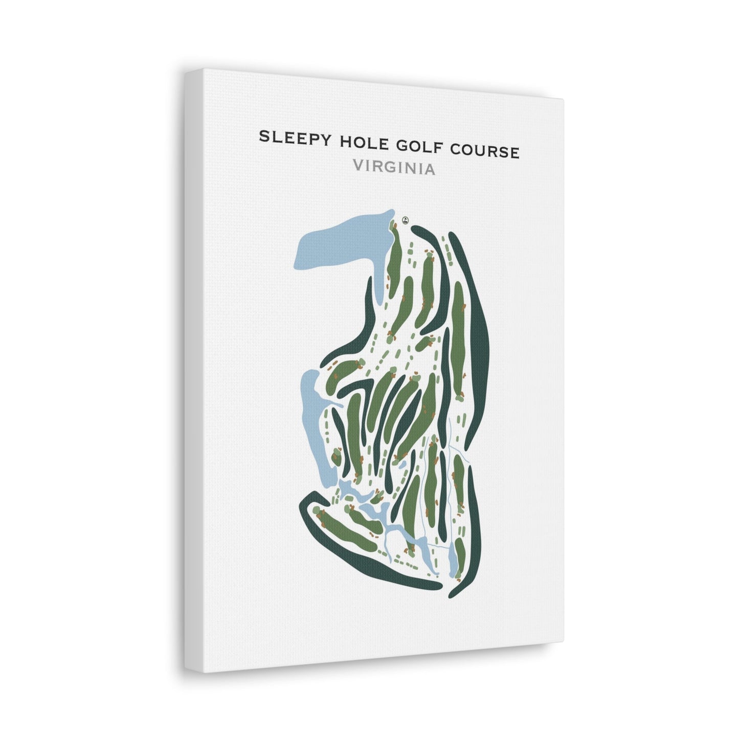 Sleepy Hole Golf Course, Virginia - Printed Golf Courses