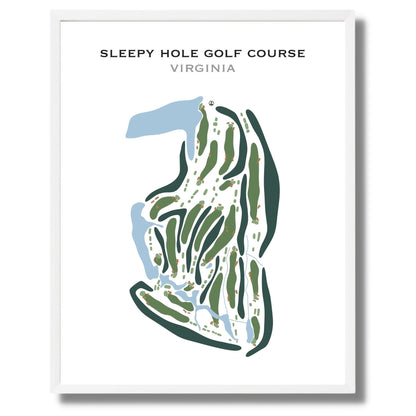 Sleepy Hole Golf Course, Virginia - Printed Golf Courses