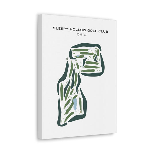 Sleepy Hollow Golf Course - Alliance, Ohio - Printed Golf Courses