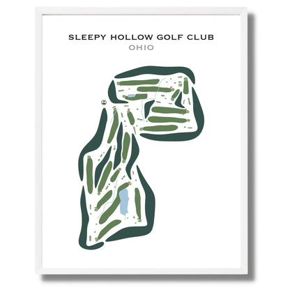 Sleepy Hollow Golf Course - Alliance, Ohio - Printed Golf Courses