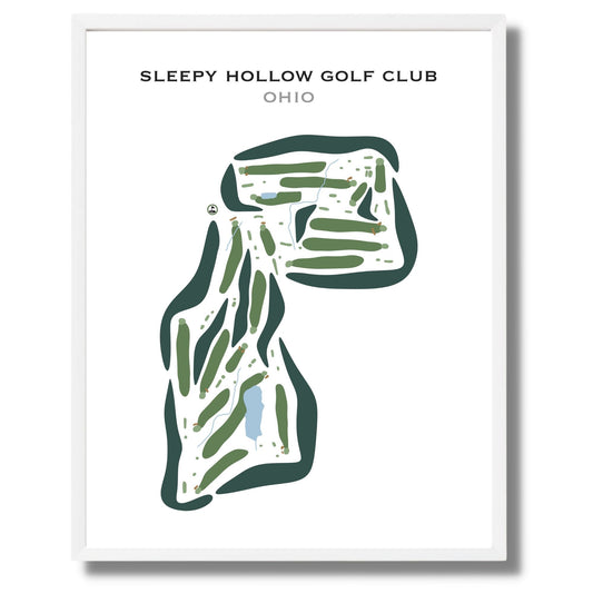 Sleepy Hollow Golf Course - Alliance, Ohio - Printed Golf Courses
