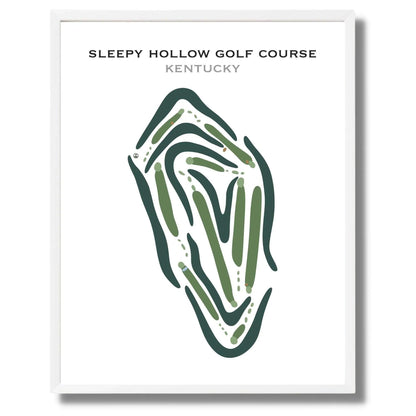 Sleepy Hollow Golf Course, Kentucky - Printed Golf Courses