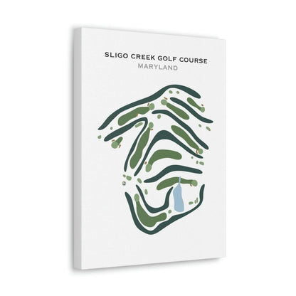 Sligo Creek Golf Course, Maryland - Printed Golf Courses