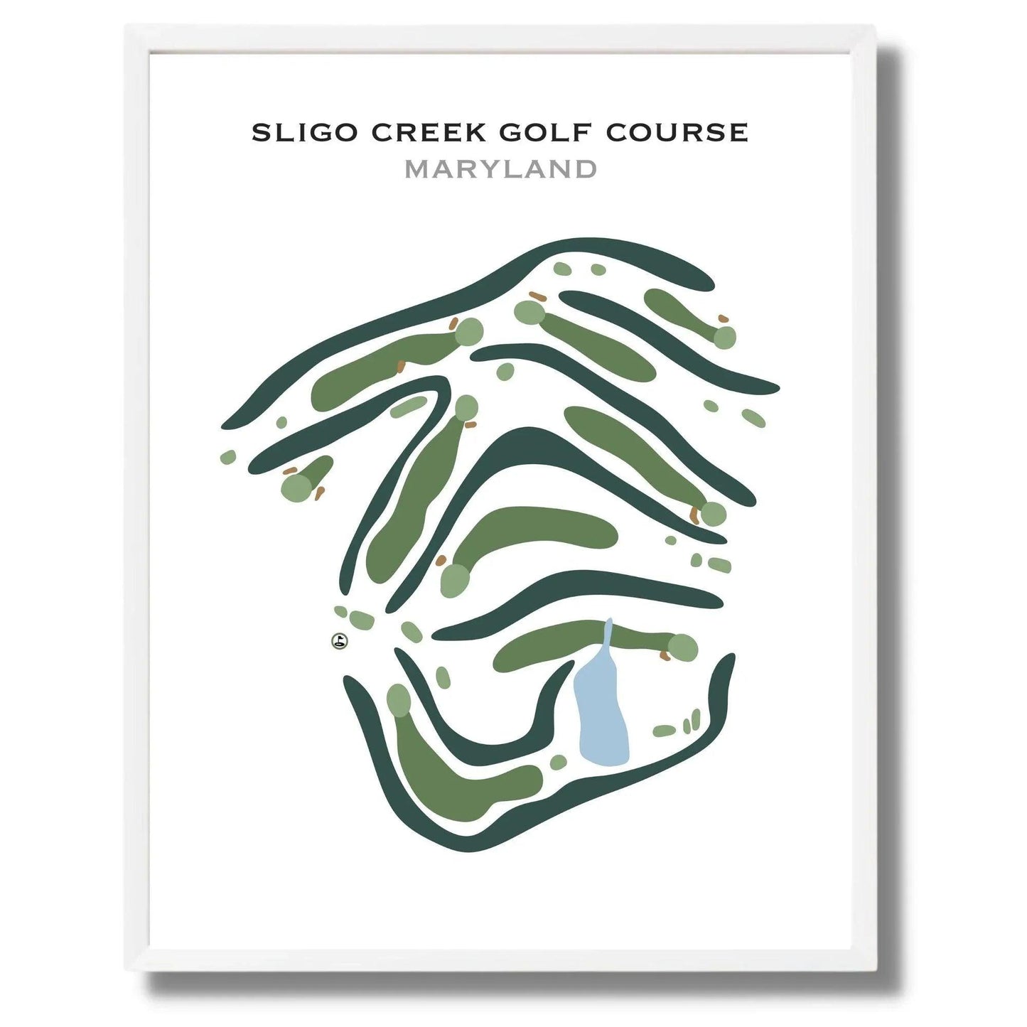 Sligo Creek Golf Course, Maryland - Printed Golf Courses