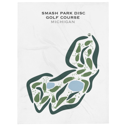 Smash Park Disc Golf Course, Michigan - Printed Golf Courses