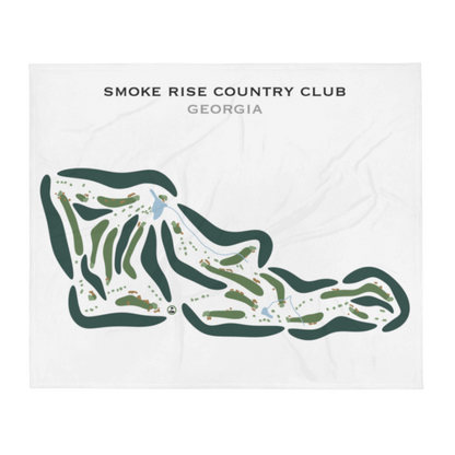 Smoke Rise Country Club, Georgia - Printed Golf Courses